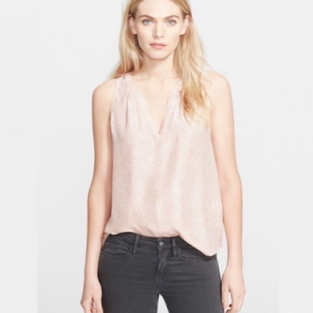 Joiè Fifi Printed Silk Top